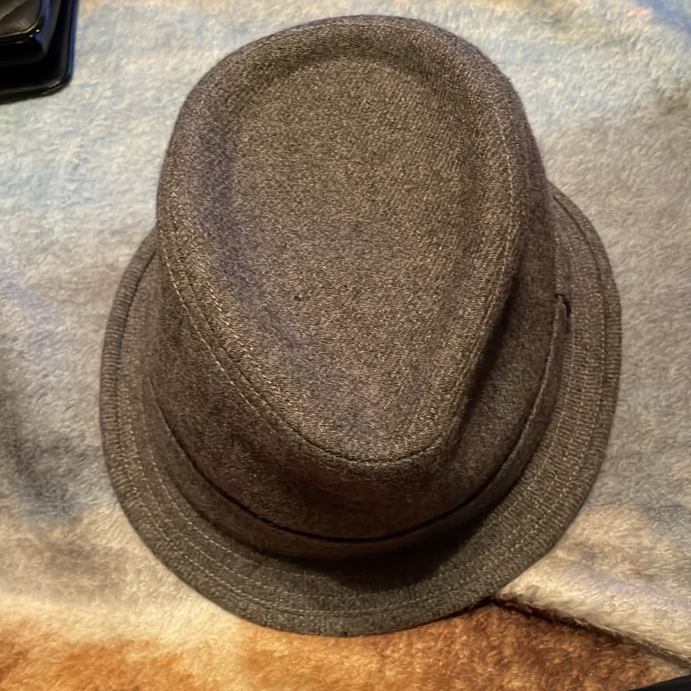 Gray Wool J Crew Bucket Hat